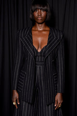 HIGHBURY CHALK STRIPE TAILORED BLAZER