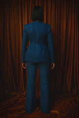 LINCOLN TAILORED BLAZER IN VINTAGE DENIM