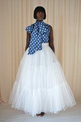 MAYFAIR 22 METER TULLE SKIRT IN WHITE