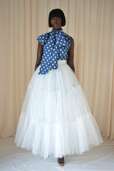 MAYFAIR 22 METER TULLE SKIRT IN WHITE