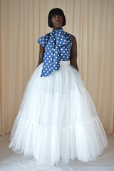 MAYFAIR 22 METER TULLE SKIRT IN WHITE