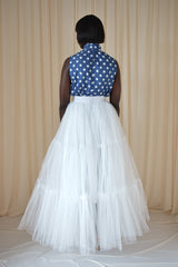 MAYFAIR 22 METER TULLE SKIRT IN WHITE