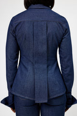 DAKOTA ASYMMETRIC DIAMOND BUTTON SHIRT
