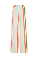 DANA PANTS IN MULTI DIAMOND STRIPES