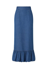 DERA BUBBLE HEM MAXI SKIRT