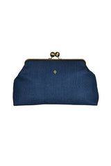 ODENSE OVERSIZE COIN PURSE IN VINTAGE DENIM
