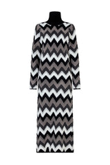 TILBURY MOCK TURTLENECK BACKLESS SWEATER DRESS