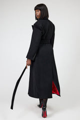 FRENCH STRUCTURED COAT IN BLACK