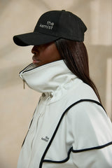 KOBE ZIPPED TRACKSUIT TOP IN WHITE