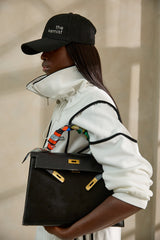 KOBE ZIPPED TRACKSUIT TOP IN WHITE