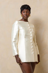 KALBARRI TAILORED BLAZER DRESS IN CHAMPAGNE