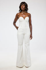 LINCOLN PANTS IN WHITE DENIM