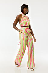 MALI PANTS IN MIDI MULTI DIAMONDS