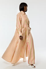 MALI PANTS IN MIDI MULTI DIAMONDS
