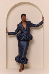 NOLA TAILORED BALLOON HEM BLAZER