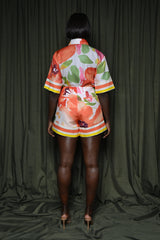 RIO SHORTS IN OFF-WHITE FLORAL