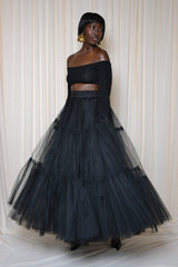 MAYFAIR 22 METER TULLE SKIRT IN BLACK