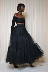 MAYFAIR 22 METER TULLE SKIRT IN BLACK