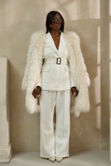 SENDAI ATHLUXE WIDE LEG PANTS IN WHITE