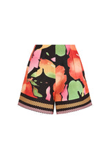 RIO SHORTS IN BLACK FLORAL