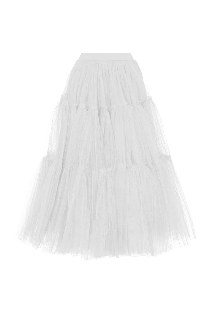 MAYFAIR 22 METER TULLE SKIRT IN WHITE – THE KEMIST