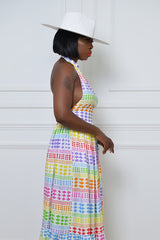 CALDES PEAK STRAW HAT IN WHITE