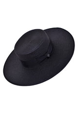 FLORENCE STRAW HAT IN BLACK