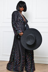 FLORENCE STRAW HAT IN BLACK