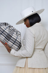 FLORENCE STRAW HAT IN WHITE