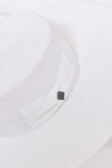 FLORENCE STRAW HAT IN WHITE