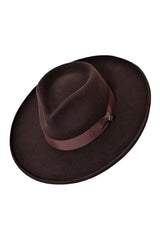 GABRIEL FEDORA HAT IN BROWN