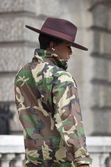 GABRIEL FEDORA HAT IN BROWN