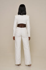 JACKSON BLAZERSUIT IN OFF WHITE