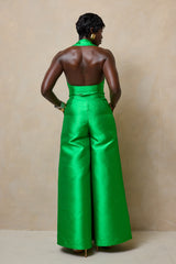 ZIRO BACKLESS JUMPSUIT IN GREEN