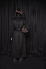 FRENCH STRUCTURED COAT IN BLACK