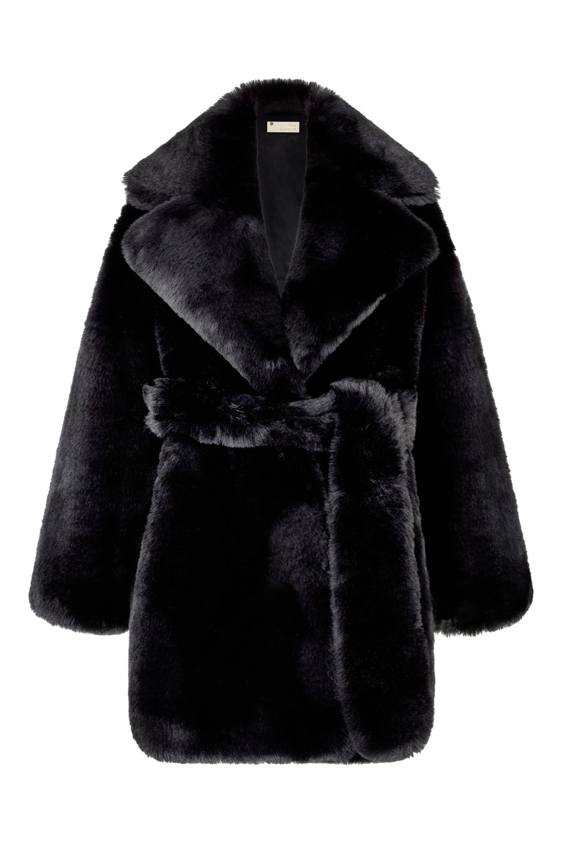 REIGN FAUX FUR COAT