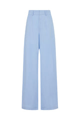 BASEL WIDE LEG PANTS IN BLUE