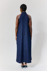 DANA SHIRT DRESS IN DARK DENIM