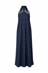 DANA SHIRT DRESS IN DARK DENIM