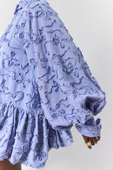 DEJ BUBBLE HEM SHIRT DRESS