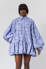 DEJ BUBBLE HEM SHIRT DRESS