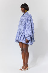 DEJ BUBBLE HEM SHIRT DRESS