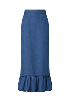 DERA BUBBLE HEM MAXI SKIRT