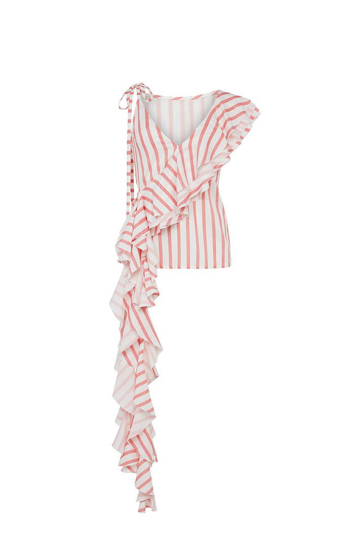 DERRY STRIPE WATERFALL CAMI TOP