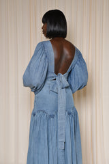 SYDNEY WASHED TENCEL DENIM BLOUSE