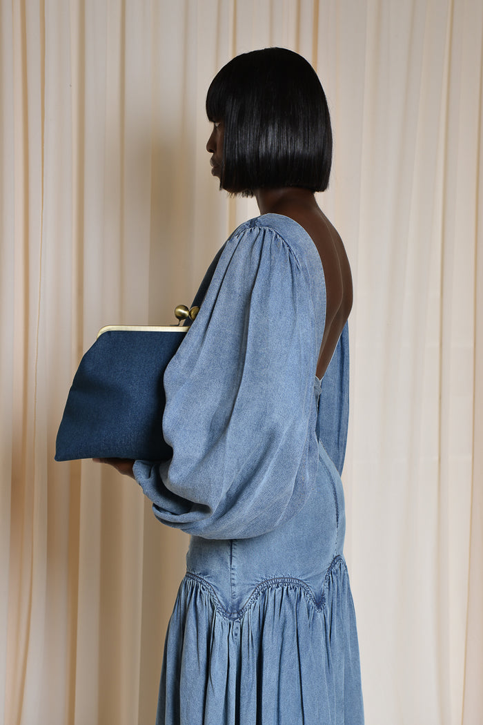 SYDNEY WASHED TENCEL DENIM BLOUSE – THE KEMIST