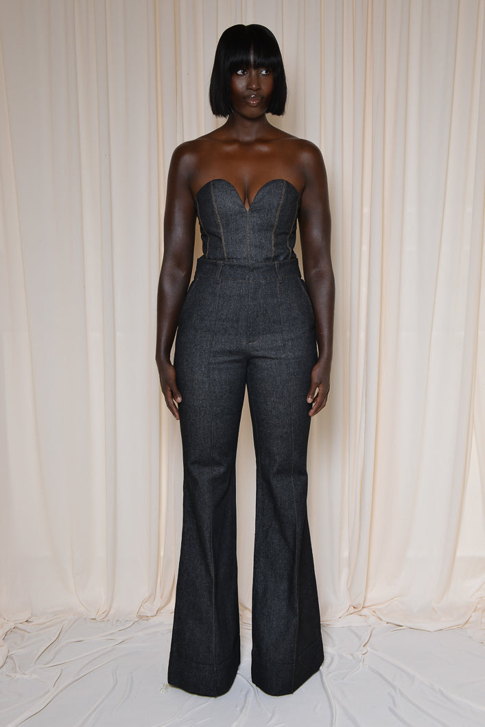 LINCOLN PANTS IN BLACK DENIM