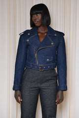 BAYWOOD DENIM BIKER JACKET
