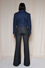 BAYWOOD DENIM BIKER JACKET