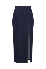 DOVER DENIM MAXI PENCIL SKIRT